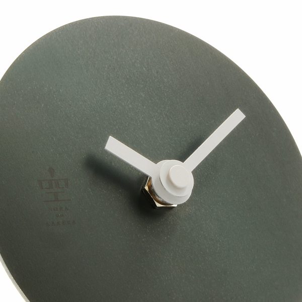 志賀正章 shiga design 金属時計 title circle clock 100 black iron