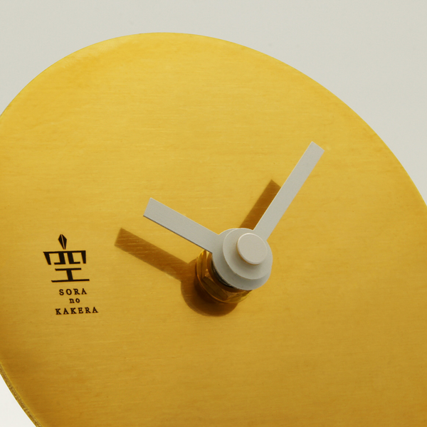 志賀正章 shiga design 金属時計 title circle clock 100 brass