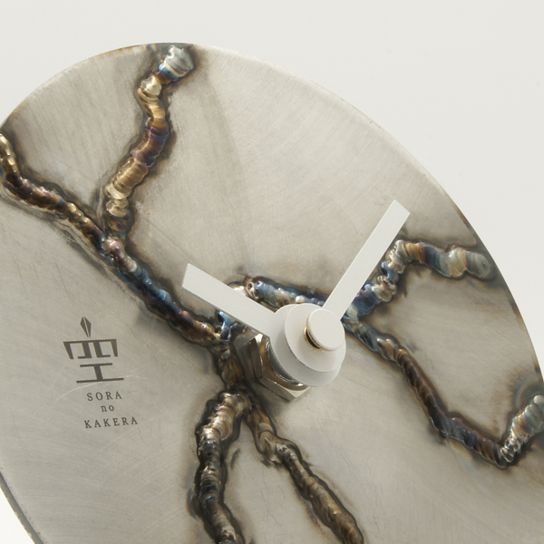 志賀正章 shiga design 金属時計 title circle clock 100 welding