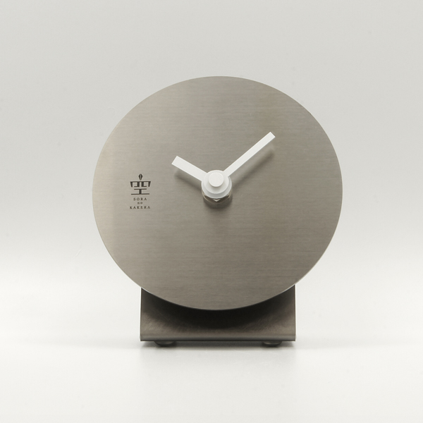 志賀正章 shiga design 金属時計 title circle clock 100 sus hl