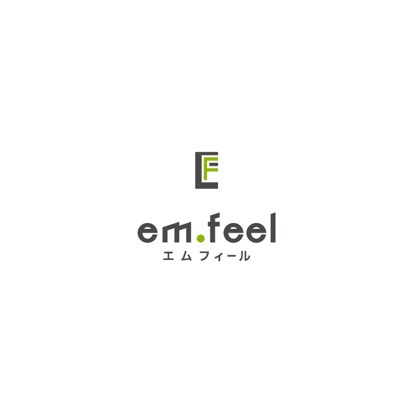 志賀正章 shiga design の ロゴデザイン em.feel