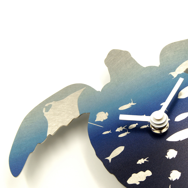 志賀正章 shiga design 金属時計 title sea turtle gradation